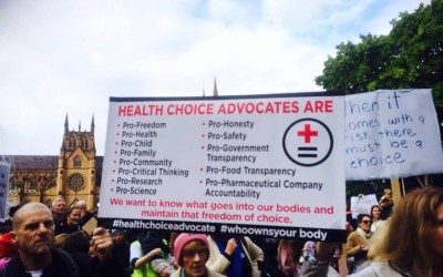 Thousands of Australians rally against “No Jab, No Pay” proposals