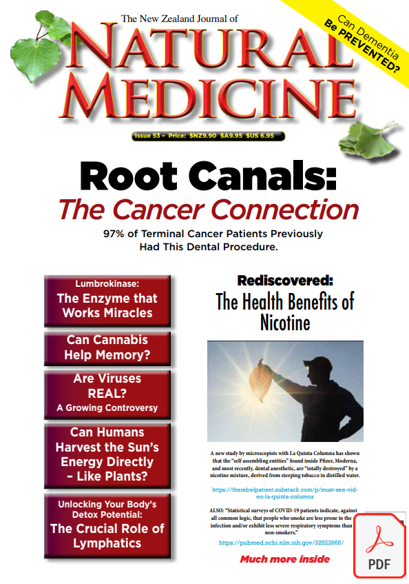 Cover of Issue 53 of The Nz Journal of Natural Medic8ine with PDF logo for websitepng